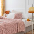 Narzuta Na Fotel 70x150 Włochacz Futrzak Koc Fotelówka Pled YETI puder