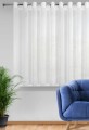Firana Na Przelotkach 350x160 REBECCA biała Gotowa Eurofirany Przelotki