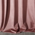 Eurofirany Zasłona Welwetowa 140x250 Na Przelotkach MELANIE c. róż