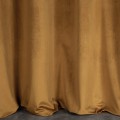 Eurofirany Zasłona Welwetowa 140x250 Na Przelotkach MELANIE miodowy