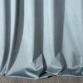 Eurofirany Zasłona o aksamitnej strukturze 140x270 Taśma MELANIE morski