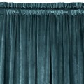 Eurofirany Zasłona o aksamitnej strukturze 140x270 Taśma MELANIE c. niebieski