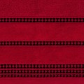 Ręcznik Frotte 50x90 Eurofirany AMANDA czerwony Z Bordiurą Chłonny