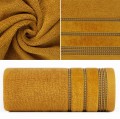Ręcznik Frotte 70x140 Eurofirany AMANDA musztardowy Z Bordiurą Chłonny