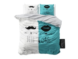 Pościel z HOLANDII 160x200 Sleeptime MR & MRS turk