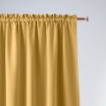 Zasłona Na Taśmie 180x250 Haczyki AURA musztardowy Gotowa Żabki Haczyki ROOM99