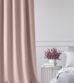 Zasłona Na Taśmie 180x250 Haczyki AURA pudrowy róż Gotowa Żabki Haczyki ROOM99