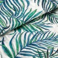 Narzuta Na Łóżko 220x240 Design91 PALMS biały+ziel