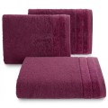 Eurofirany Komplet Ręczników Kąpielowych Frotte 2x50x90 + 2x70x140 amarant