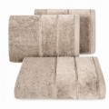 Eurofirany Komplet Ręczników Kąpielowych Frotte 50x90 + 70x140 MARI j. brąz