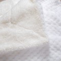 Koc Z Mikrofibry 150x200 SHERPA biały Ciepły Gruby Miękki Na Prezent Pled