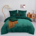 Pościel Z Mikrofibry MIŚ 200x220 COZY zielony Ciepła Zimowa Gruba Komplet