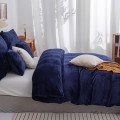 Pościel Z Mikrofibry MIŚ 200x220 COZY granat Ciepła Zimowa Gruba Komplet