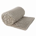 Koc Narzuta Pled 200x220 Design91 CINDY 6 beż Eurofirany Tłoczony 3D