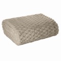 Koc Narzuta Pled 200x220 Design91 CINDY 6 beż Eurofirany Tłoczony 3D