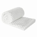 Koc Narzuta Pled 150x200 Design91 CINDY 6 biały Eurofirany Tłoczony 3D