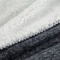 Koc Narzuta 150x200 Eurofirany PANDA granat+biały Dwustronny Baranek Gruby