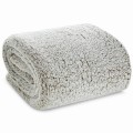 Koc Narzuta 170x210 Bukla KOALA beż+biały Sherpa Eurofirany Gruby 250gsm