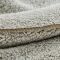 Koc Narzuta 170x210 Bukla KOALA beż+biały Sherpa Eurofirany Gruby 250gsm