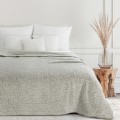 Koc Narzuta 200x220 Bukla KOALA beż+biały Sherpa Eurofirany Gruby 250gsm