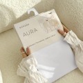 Obrus Plamoodporny 130x180 Na Stół AURA biały Gładki Tradycyjny Room99