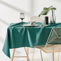 Obrus Plamoodporny 130x180 Na Stół AURA c. zieleń Gładki Tradycyjny Room99