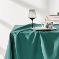 Obrus Plamoodporny 130x180 Na Stół AURA c. zieleń Gładki Tradycyjny Room99