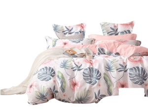 Pościel Bawełniana 160x200 + 2x70x80 ZOJA 1332 Poszewki Komplet Bawełna