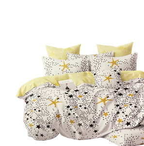 Pościel Bawełna Satynowa 160x200 + 2x70x80 NELA 22 Dwustronna Komplet Wzory