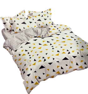 Pościel Bawełna Satynowa 160x200 + 2x70x80 NELA 17 Dwustronna Komplet Wzory
