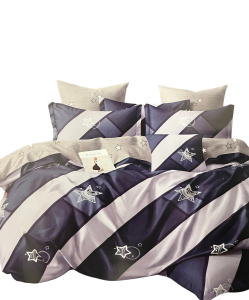 Pościel Bawełna Satynowa 200x220 + 2x70x80 NELA 56 Designerski Komplet