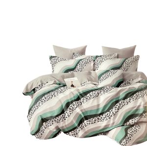 Pościel Bawełna Satynowa 200x220 + 2x70x80 NELA 48 Designerski Komplet