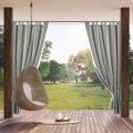 Zasłona 155x260 Na Taras GARDEN Na Rzep Srebrny Wodoodporna Do Altany