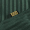 Pościel Bawełniana W Prążki 160x200 VERA c zielony Komplet Eurofirany Hotelowa