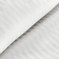 Pościel Bawełniana W Prążki 140x200 VERA biała Komplet Eurofirany Hotelowa