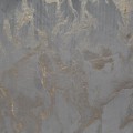 Zasłona Na Taśmie Welwetowa 140x270 NAIRA grafit+złoty Eurofirany Haczyki