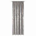 Zasłona Na Taśmie Welwetowa 140x270 NAIRA stal+złoty Eurofirany Haczyki