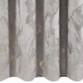 Zasłona Na Taśmie Welwetowa 140x270 NAIRA stal+złoty Eurofirany Haczyki