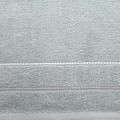 Ręcznik Frotte 70x140 Eurofirany SUZI srebrny 500gsm Kąpielowy Chłonny  