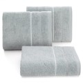 Ręcznik Frotte 70x140 Eurofirany SUZI srebrny 500gsm Kąpielowy Chłonny  