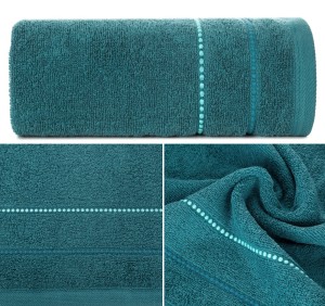 Ręcznik Frotte 70x140 Eurofirany SUZI c. turkus 500gsm Kąpielowy Chłonny  