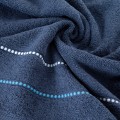 Ręcznik Frotte 70x140 Eurofirany SUZI granat 500gsm Kąpielowy Chłonny  