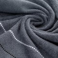 Ręcznik Frotte 50x90 Eurofirany SUZI popiel 500gsm Kąpielowy Chłonny  
