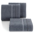 Ręcznik Frotte 50x90 Eurofirany SUZI popiel 500gsm Kąpielowy Chłonny  