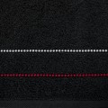 Ręcznik Frotte 50x90 Eurofirany SUZI czarny 500gsm Kąpielowy Chłonny  
