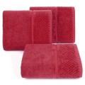 Ręcznik Frotte 50x90 Eurofirany IBIZA czerwony 550gsm Kąpielowy Chłonny 