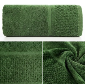 Ręcznik Frotte 50x90 Eurofirany IBIZA zielony 550gsm Kąpielowy Chłonny 