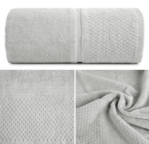 Ręcznik Frotte 50x90 Eurofirany IBIZA stalowy 550gsm Kąpielowy Chłonny 