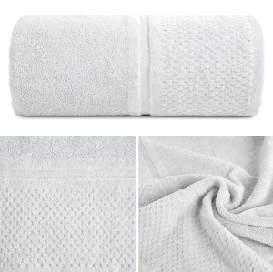Ręcznik Frotte 50x90 Eurofirany IBIZA srebrny 550gsm Kąpielowy Chłonny 