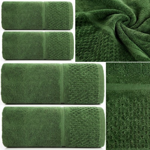 Komplet Ręczników Kąpielowych Eurofirany Frotte 2x50x90 + 2x70x140 zielony